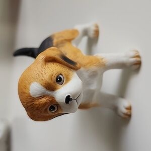 Vintage Homco Beagle Puppy Dog Figurines